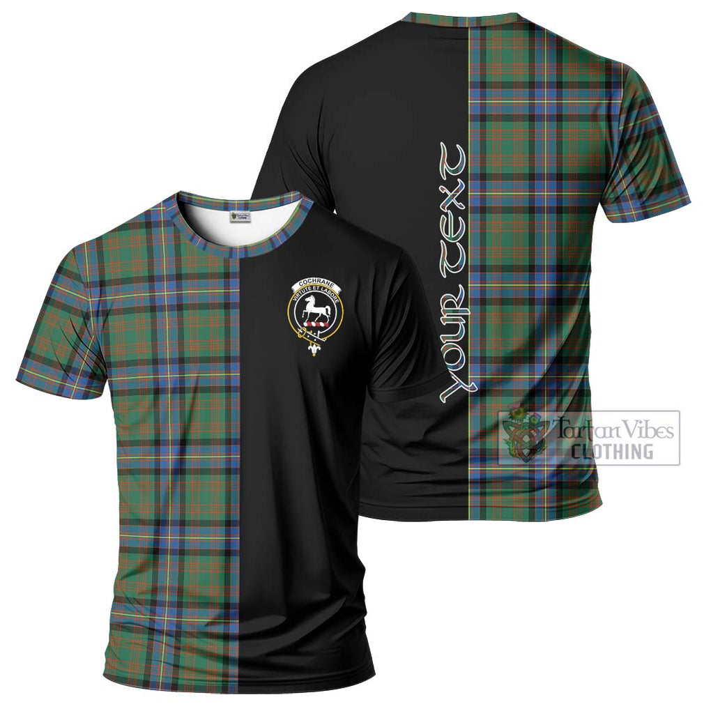 Cochrane Ancient Tartan T-Shirt with Family Crest and Half Of Me Style Kid's Shirt - Tartanvibesclothing Shop