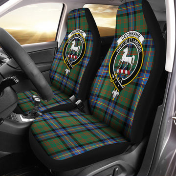 Cochrane Ancient Tartan Car Seat Cover with Family Crest