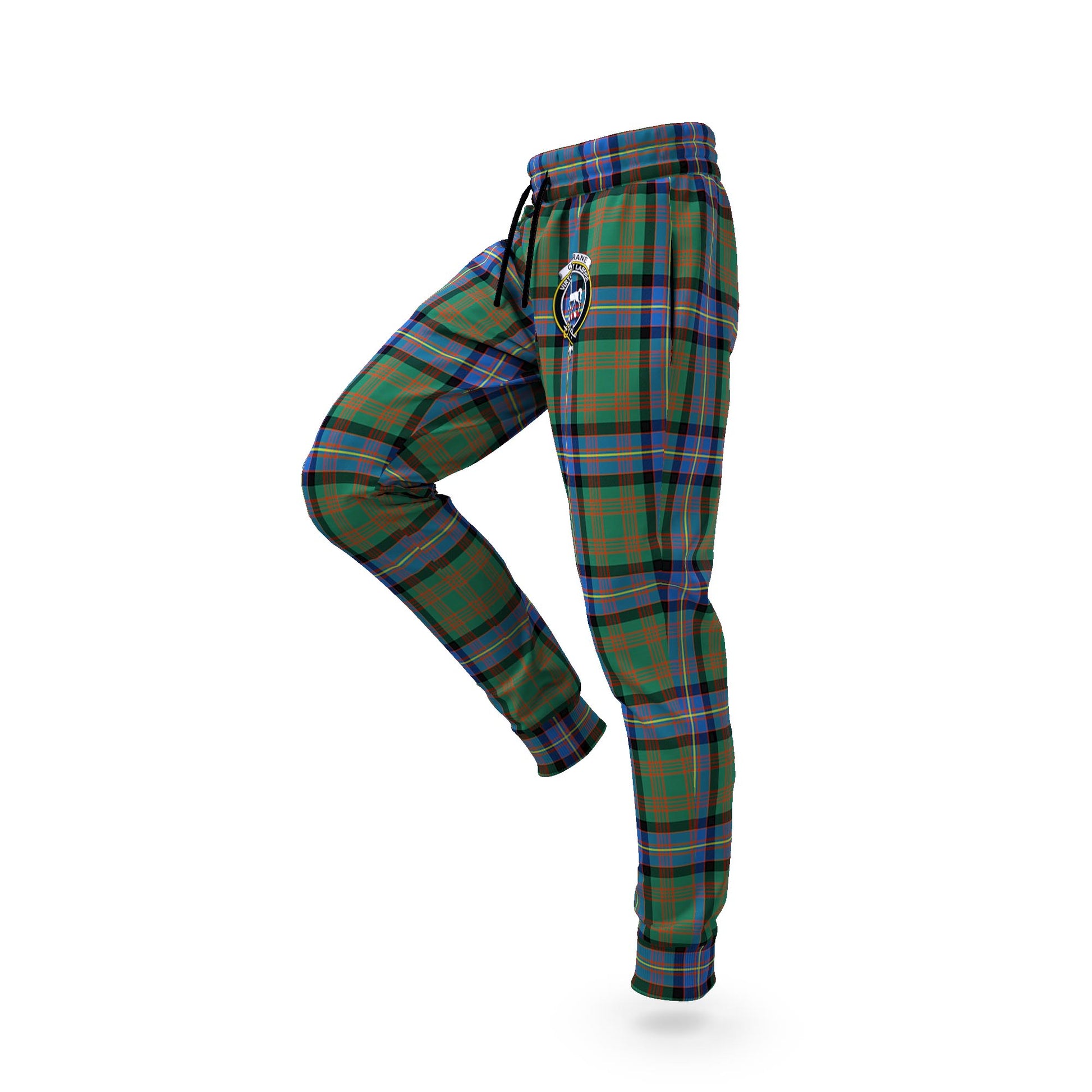 Cochrane Ancient Tartan Joggers Pants with Family Crest S - Tartan Vibes Clothing