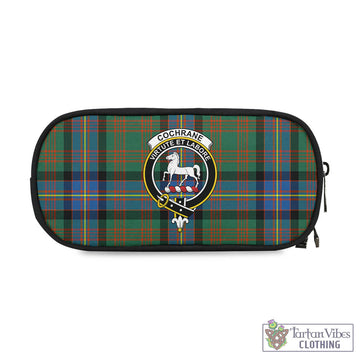 Cochrane Ancient Tartan Pen and Pencil Case with Family Crest