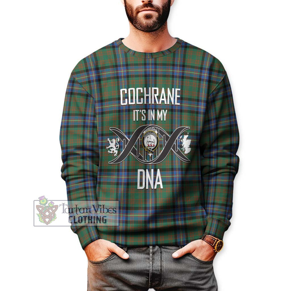 Cochrane Ancient Tartan Sweatshirt with Family Crest DNA In Me Style Unisex - Tartanvibesclothing Shop