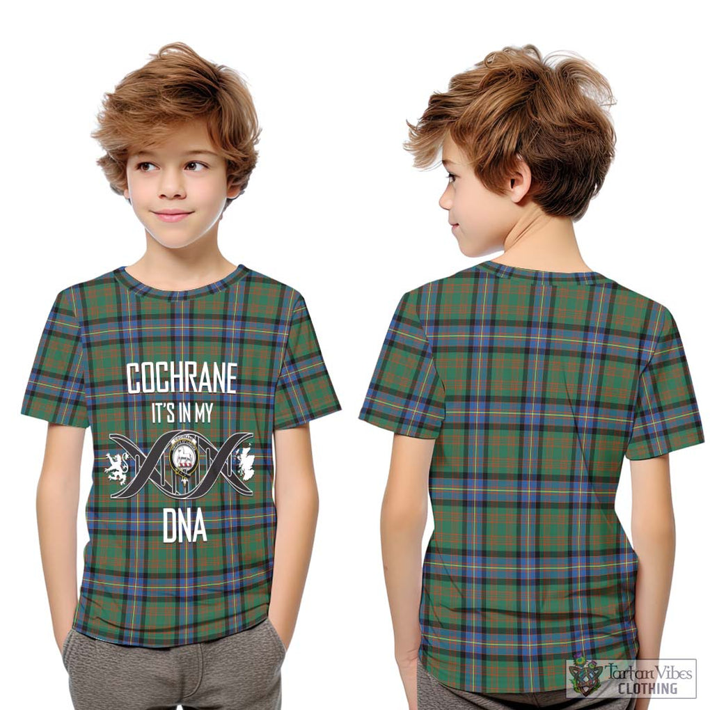 Cochrane Ancient Tartan Kid T-Shirt with Family Crest DNA In Me Style Youth XL Size14 - Tartanvibesclothing Shop