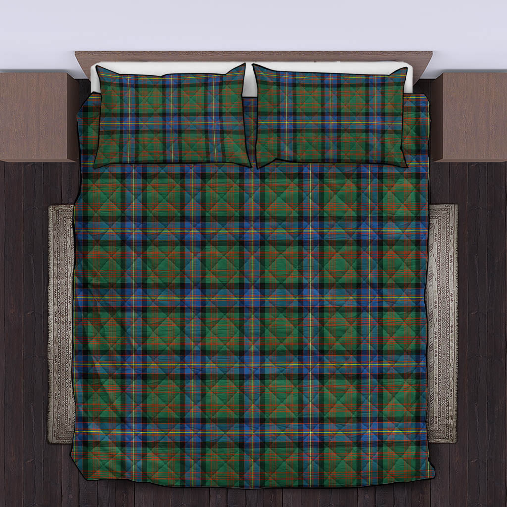 Cochrane Ancient Tartan Quilt Bed Set King - Tartan Vibes Clothing