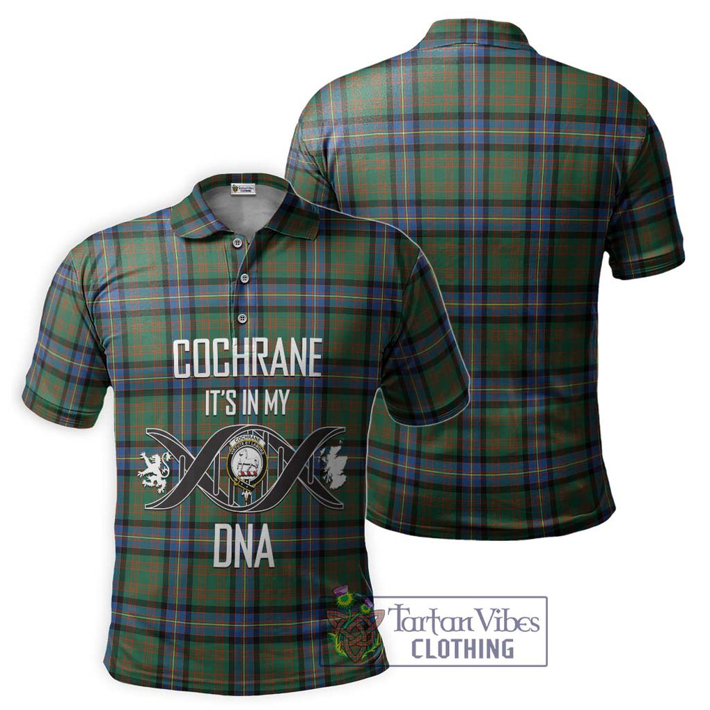 Cochrane Ancient Tartan Polo Shirt with Family Crest DNA In Me Style - Tartanvibesclothing Shop