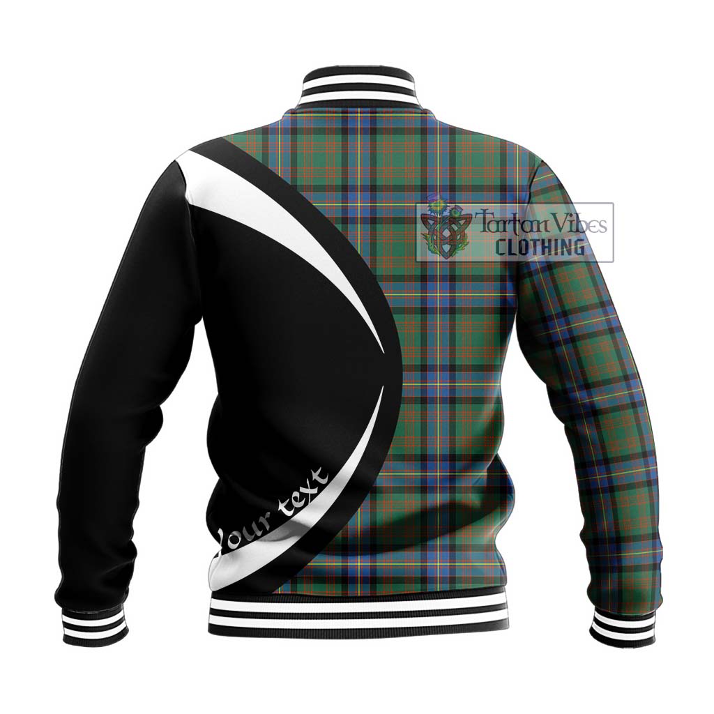 Cochrane Ancient Tartan Baseball Jacket with Family Crest Circle Style - Tartan Vibes Clothing