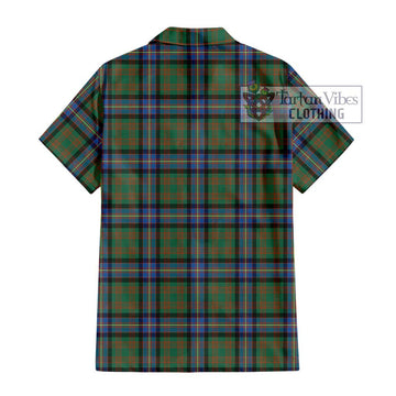 Cochrane Ancient Tartan Short Sleeve Button Shirt with Family Crest DNA In Me Style