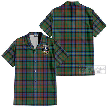 Cochrane Ancient Tartan Cotton Hawaiian Shirt with Family Crest