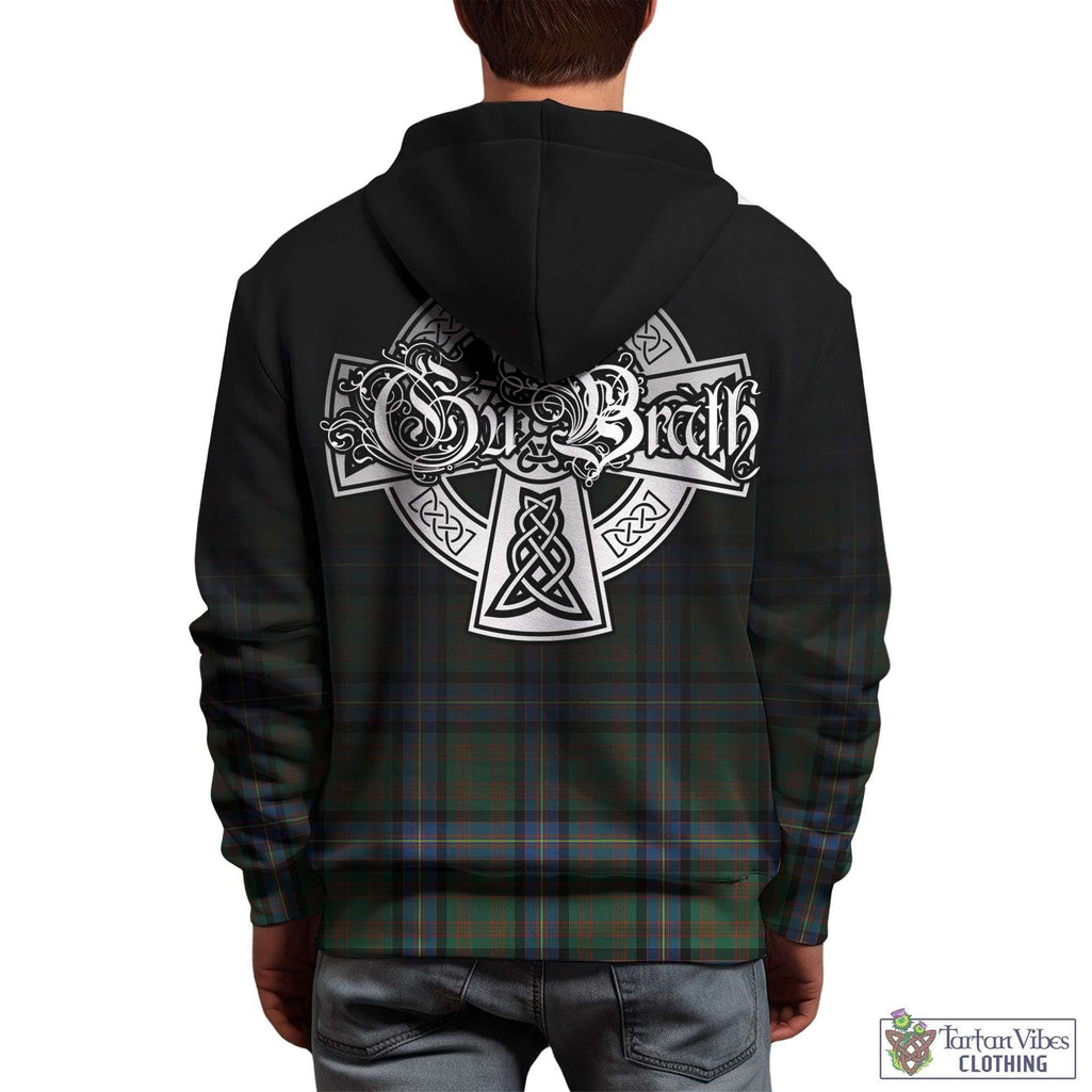 Tartan Vibes Clothing Cochrane Ancient Tartan Hoodie Featuring Alba Gu Brath Family Crest Celtic Inspired