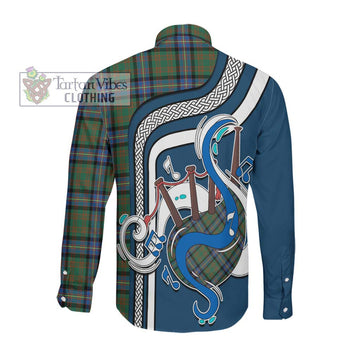 Cochrane Ancient Tartan Long Sleeve Button Shirt with Epic Bagpipe Style