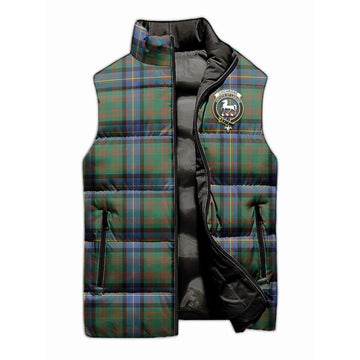 Cochrane Ancient Tartan Sleeveless Puffer Jacket with Family Crest