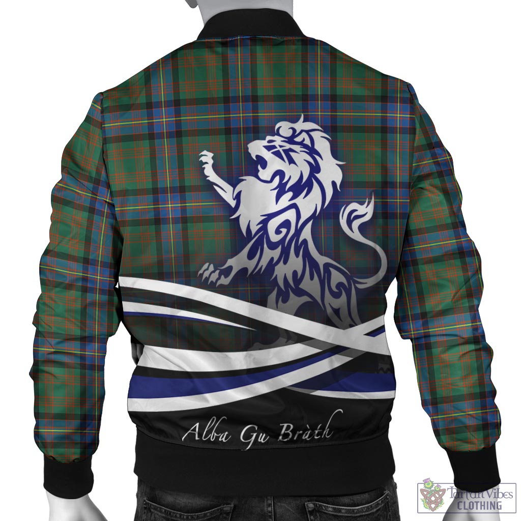 Tartan Vibes Clothing Cochrane Ancient Tartan Bomber Jacket with Alba Gu Brath Regal Lion Emblem