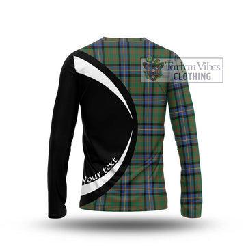 Cochrane Ancient Tartan Long Sleeve T-Shirt with Family Crest Circle Style