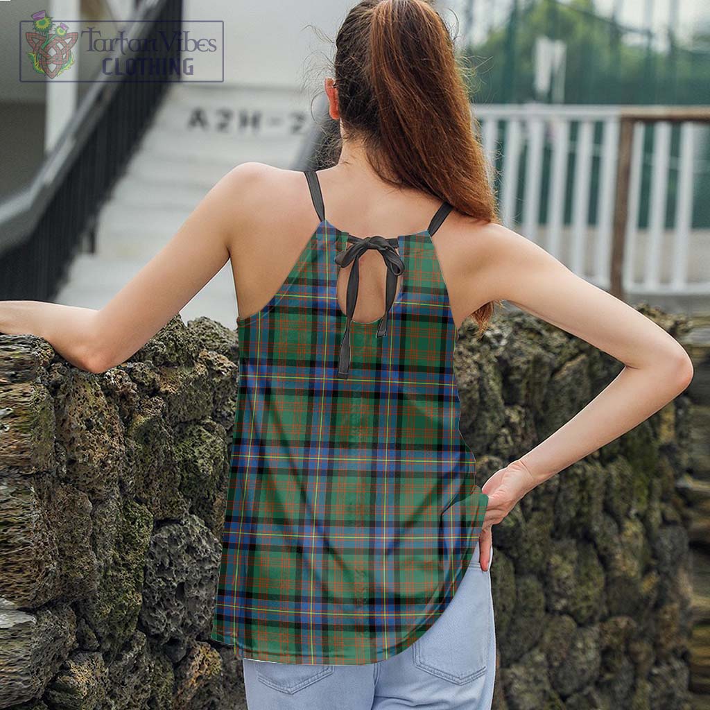 Tartan Vibes Clothing Cochrane Ancient Tartan Loose Halter Neck Camisole