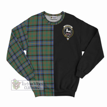 Cochrane Ancient Tartan Sweatshirt with Family Crest and Half Of Me Style