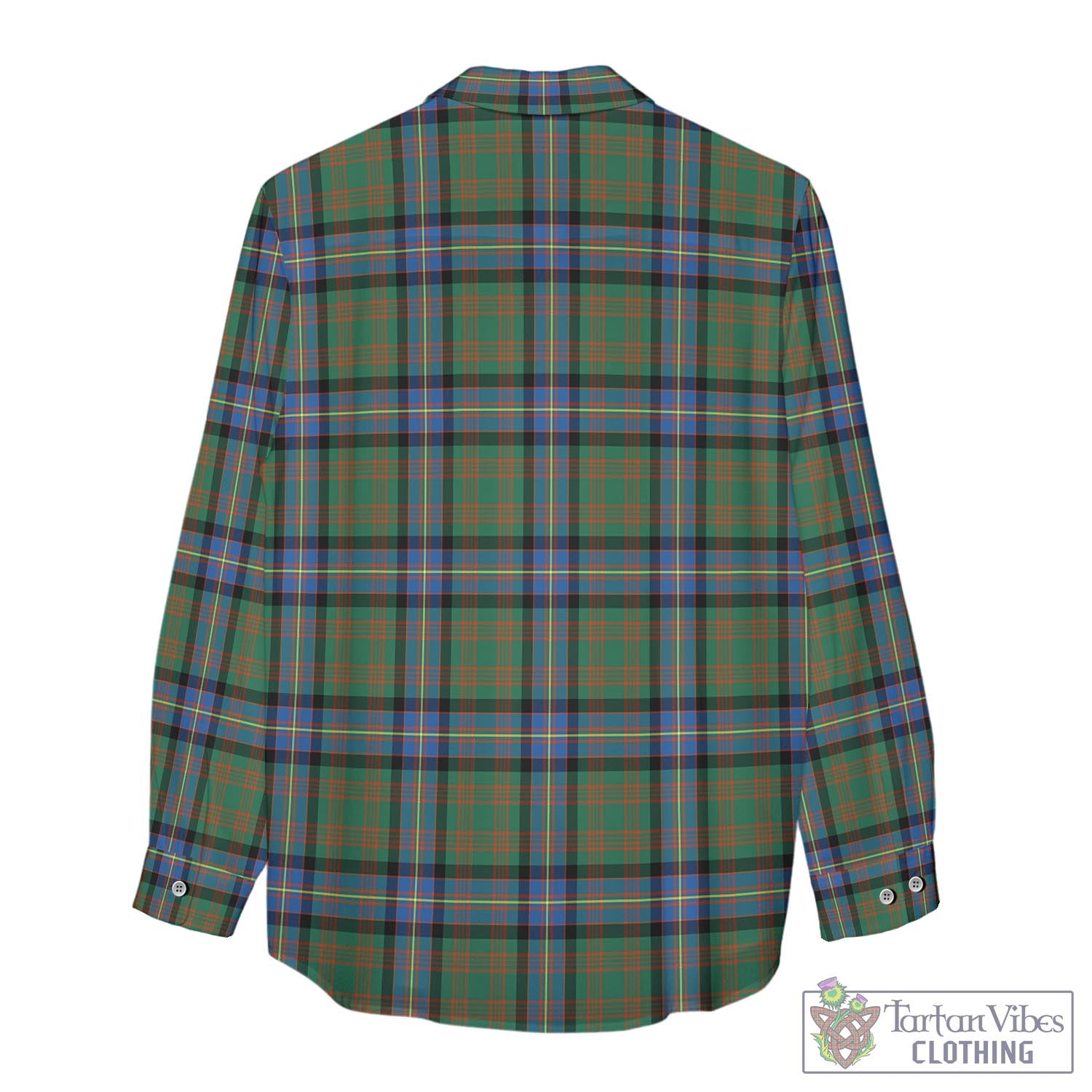 Tartan Vibes Clothing Cochrane Ancient Tartan Womens Casual Shirt with Family Crest