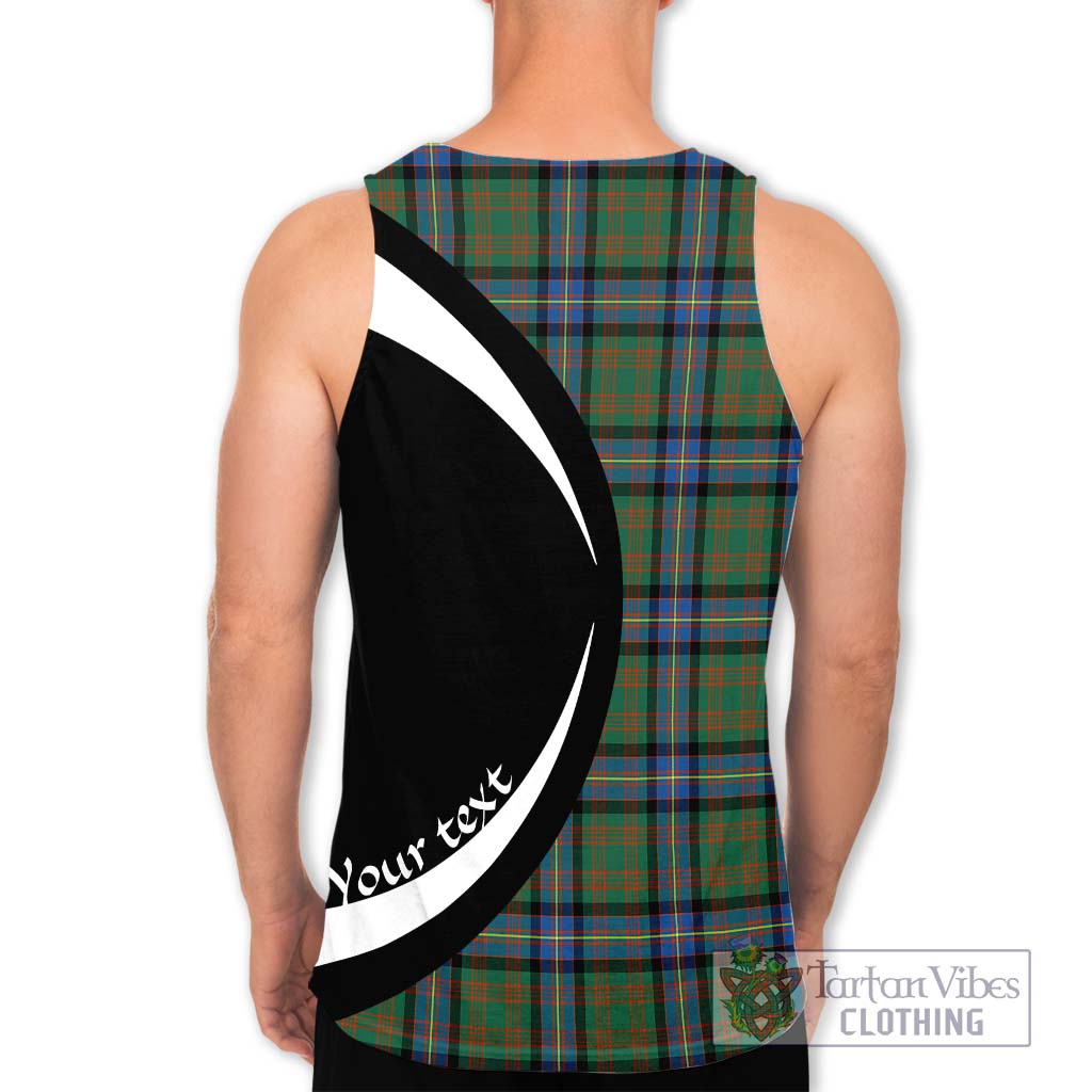 Cochrane Ancient Tartan Men's Tank Top with Family Crest Circle Style - Tartan Vibes Clothing