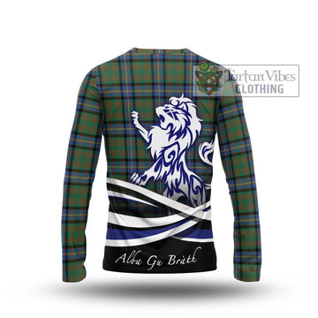 Cochrane Ancient Tartan Long Sleeve T-Shirt with Alba Gu Brath Regal Lion Emblem