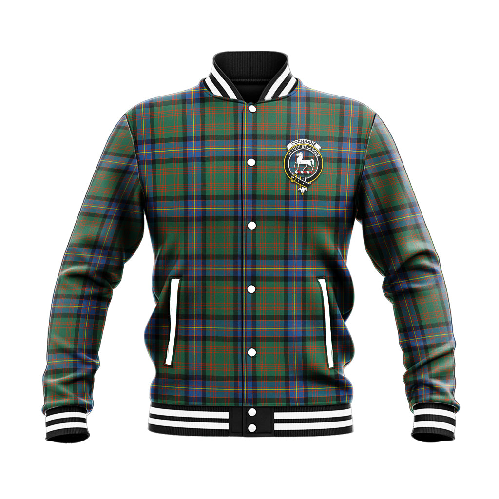 Cochrane Ancient Tartan Baseball Jacket with Family Crest - Tartan Vibes Clothing