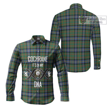 Cochrane Ancient Tartan Long Sleeve Button Shirt with Family Crest DNA In Me Style