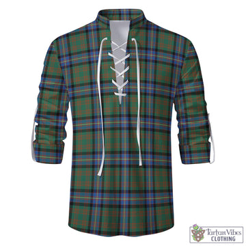 Cochrane Ancient Tartan Men's Scottish Traditional Jacobite Ghillie Kilt Shirt