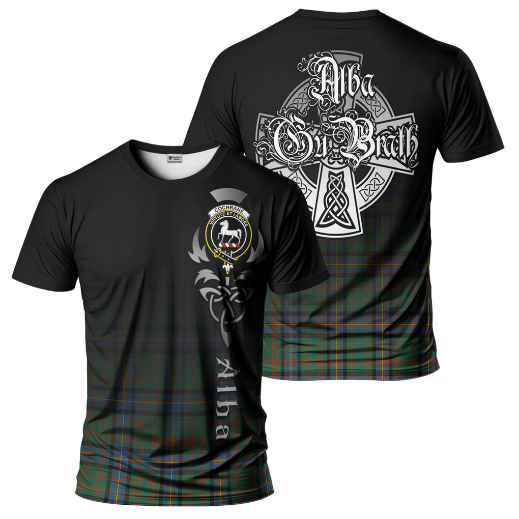 Tartan Vibes Clothing Cochrane Ancient Tartan T-Shirt Featuring Alba Gu Brath Family Crest Celtic Inspired