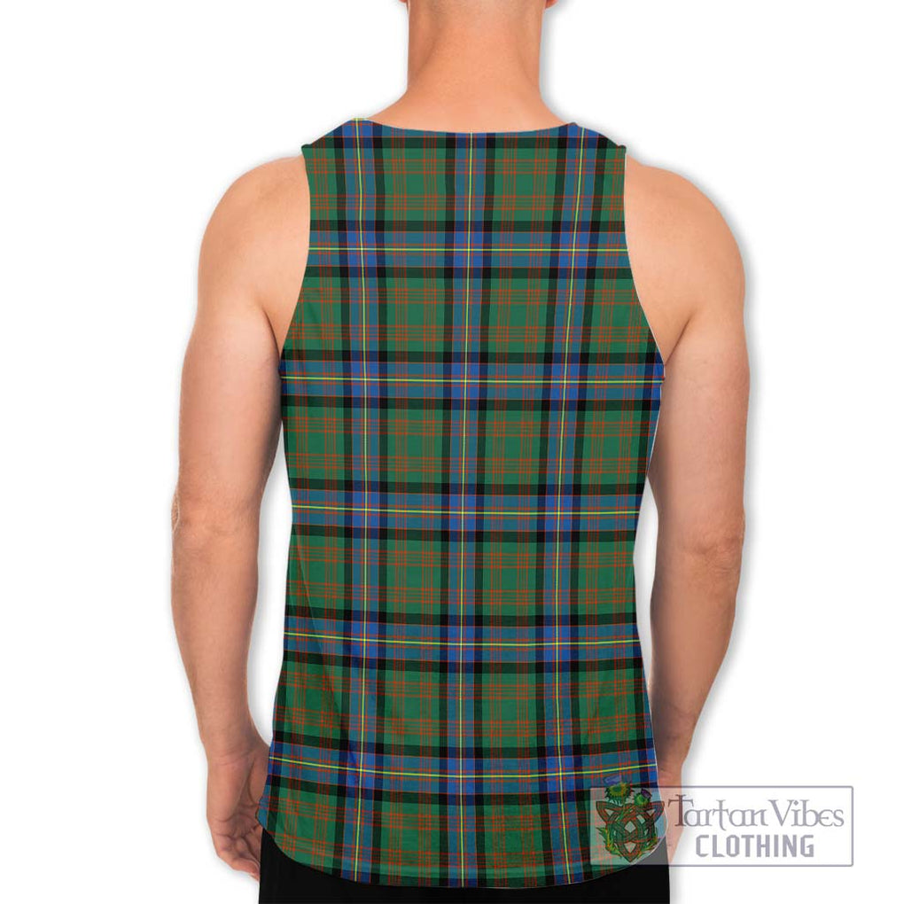 Cochrane Ancient Tartan Men's Tank Top with Family Crest DNA In Me Style - Tartanvibesclothing Shop