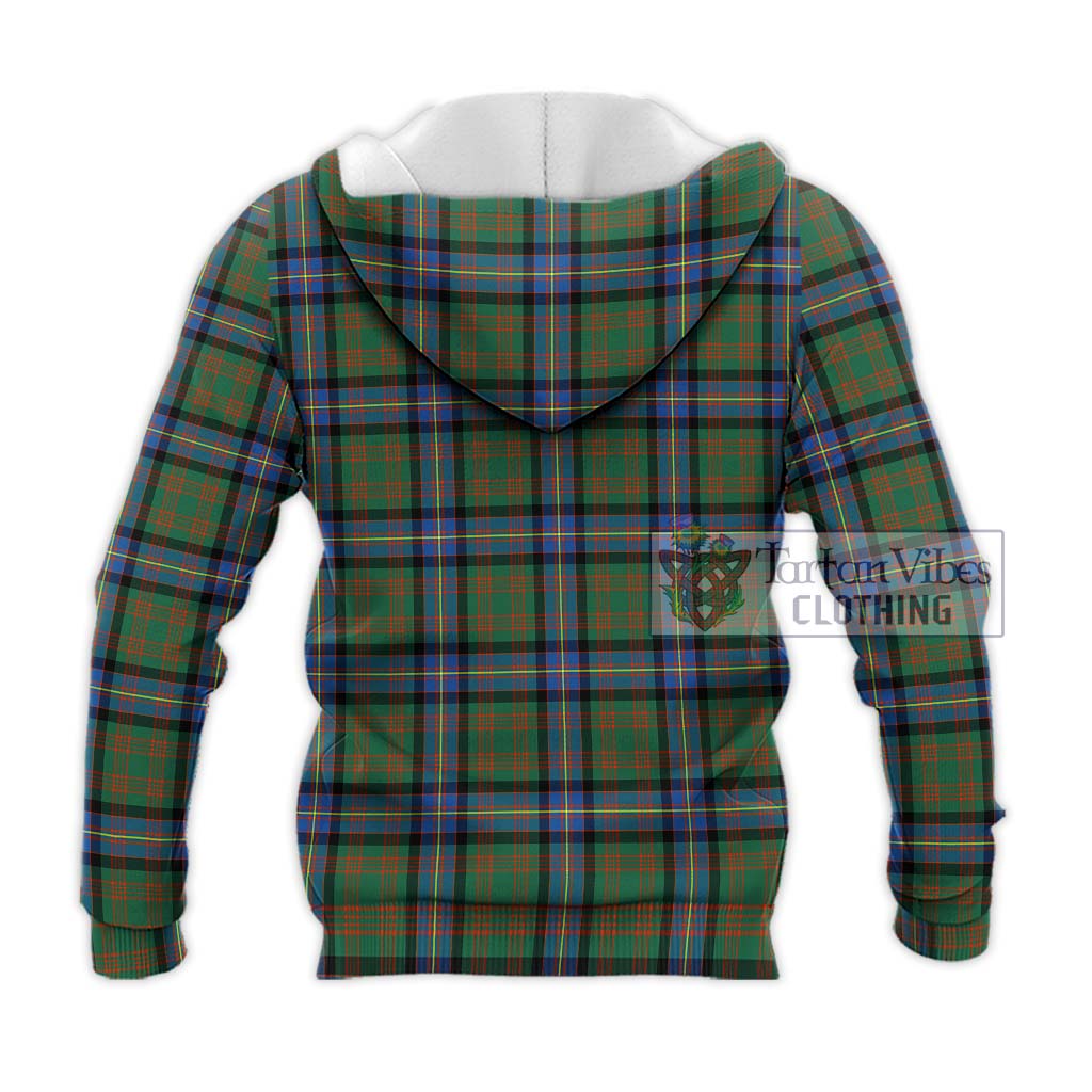 Tartan Vibes Clothing Cochrane Ancient Tartan Knitted Hoodie with Family Crest DNA In Me Style