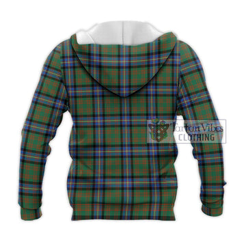 Cochrane Ancient Tartan Knitted Hoodie with Family Crest DNA In Me Style