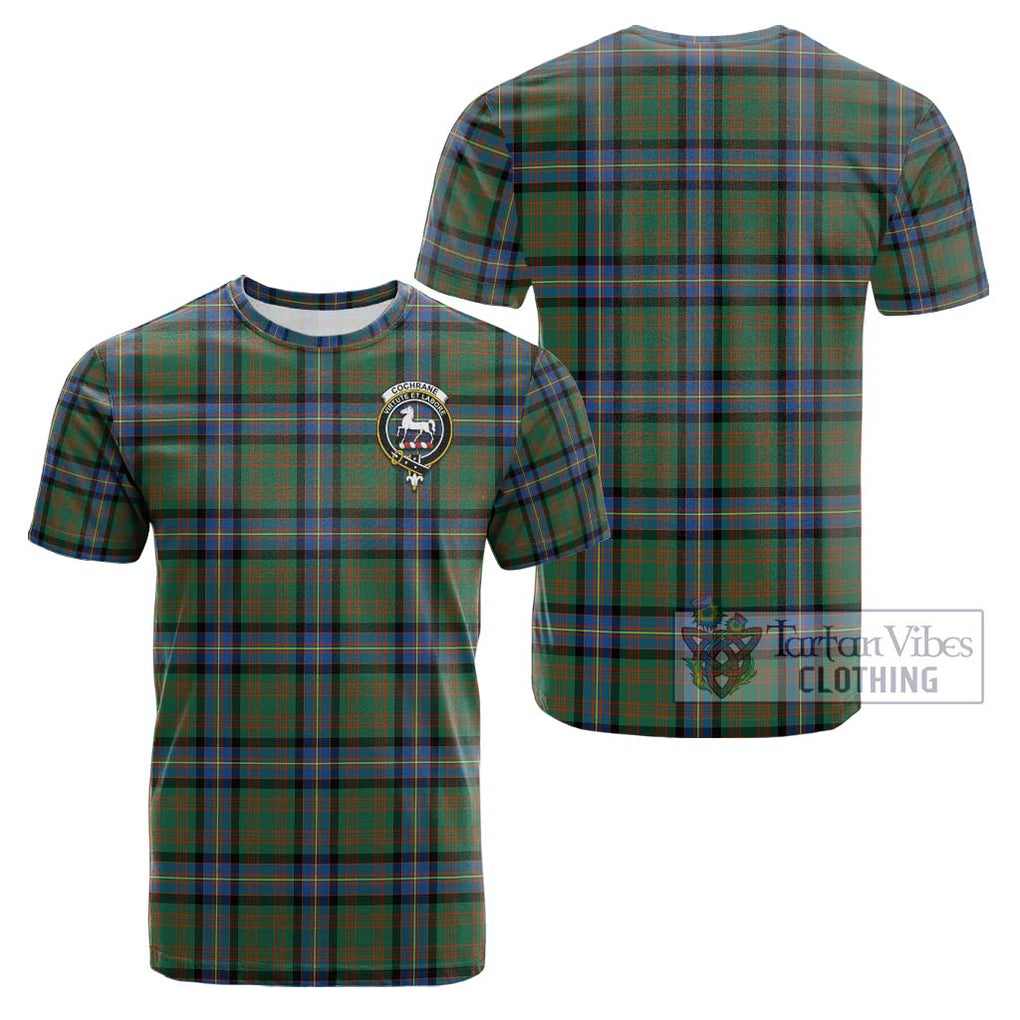 Cochrane Ancient Tartan Cotton T-Shirt with Family Crest Kid's Shirt - Tartanvibesclothing Shop