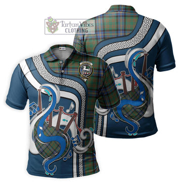 Cochrane Ancient Tartan Polo Shirt with Epic Bagpipe Style