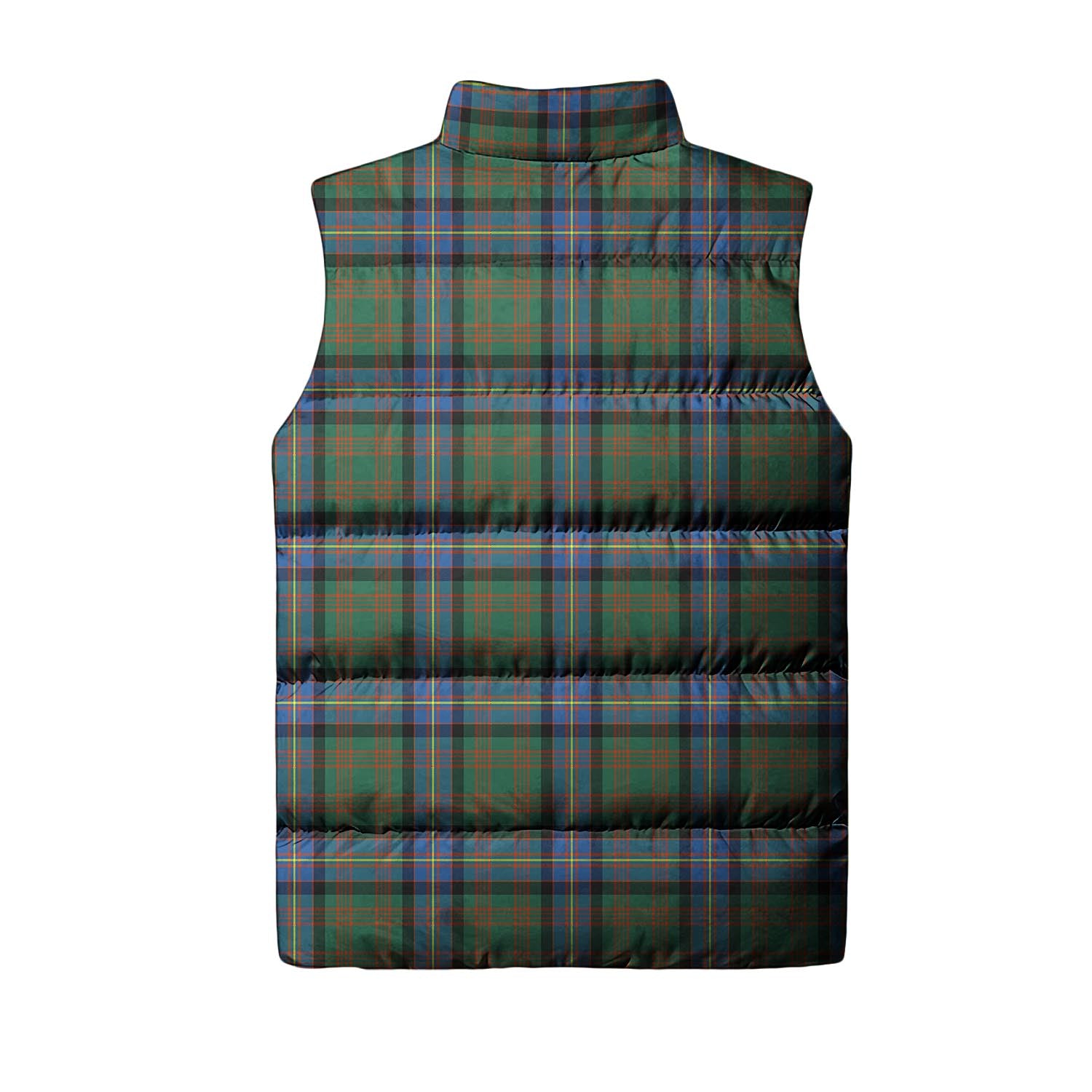 Cochrane Ancient Tartan Sleeveless Puffer Jacket with Family Crest - Tartanvibesclothing