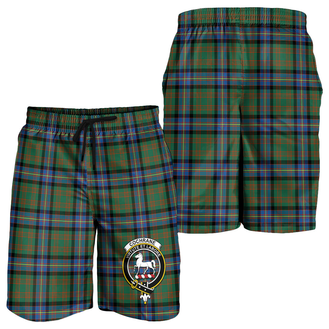 cochrane-ancient-tartan-mens-shorts-with-family-crest