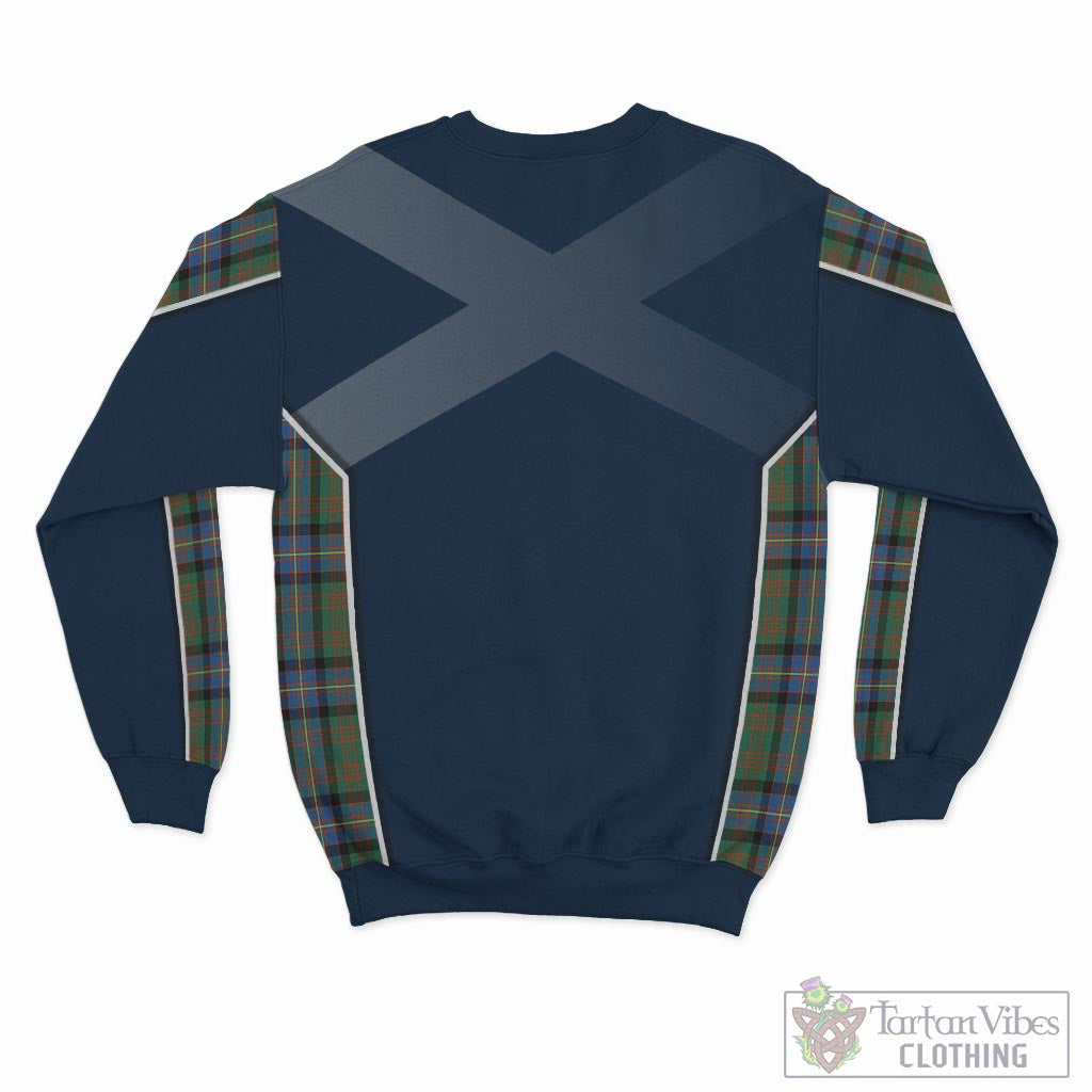 Tartan Vibes Clothing Cochrane Ancient Tartan Sweater with Family Crest and Lion Rampant Vibes Sport Style