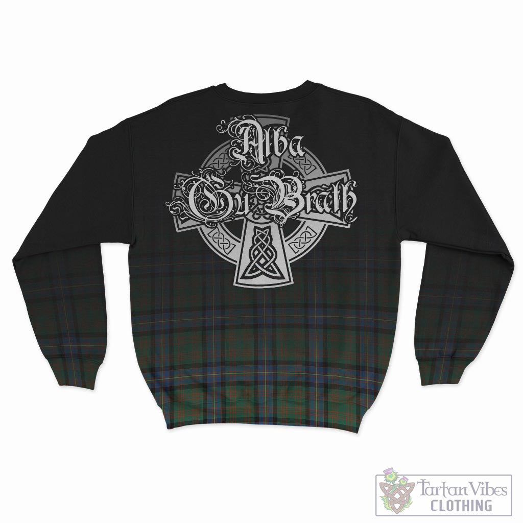 Tartan Vibes Clothing Cochrane Ancient Tartan Sweatshirt Featuring Alba Gu Brath Family Crest Celtic Inspired