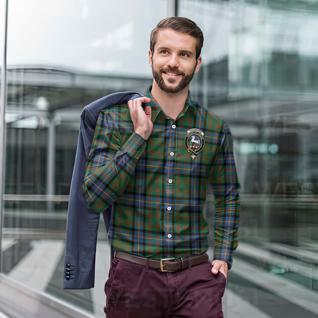 cochrane-ancient-tartan-long-sleeve-button-up-shirt-with-family-crest