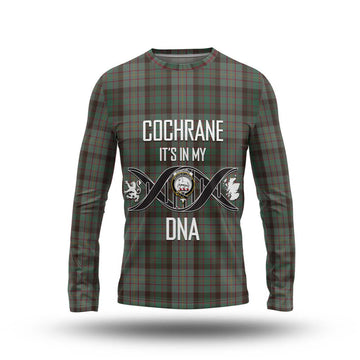 Cochrane Hunting Tartan Long Sleeve T-Shirt with Family Crest DNA In Me Style