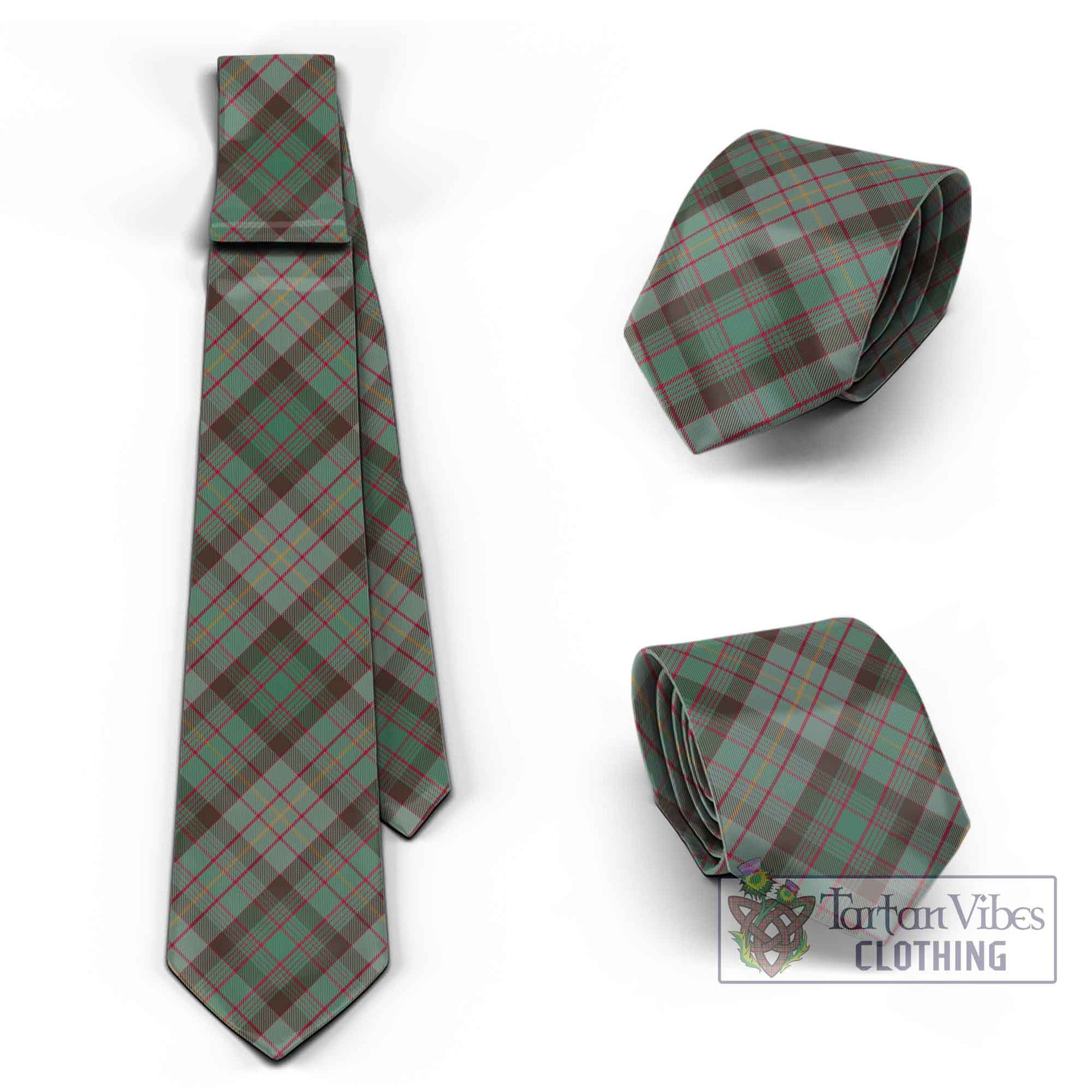 Tartan Vibes Clothing Cochrane Hunting Tartan Classic Necktie Cross Style