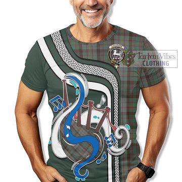 Cochrane Hunting Tartan T-Shirt with Epic Bagpipe Style