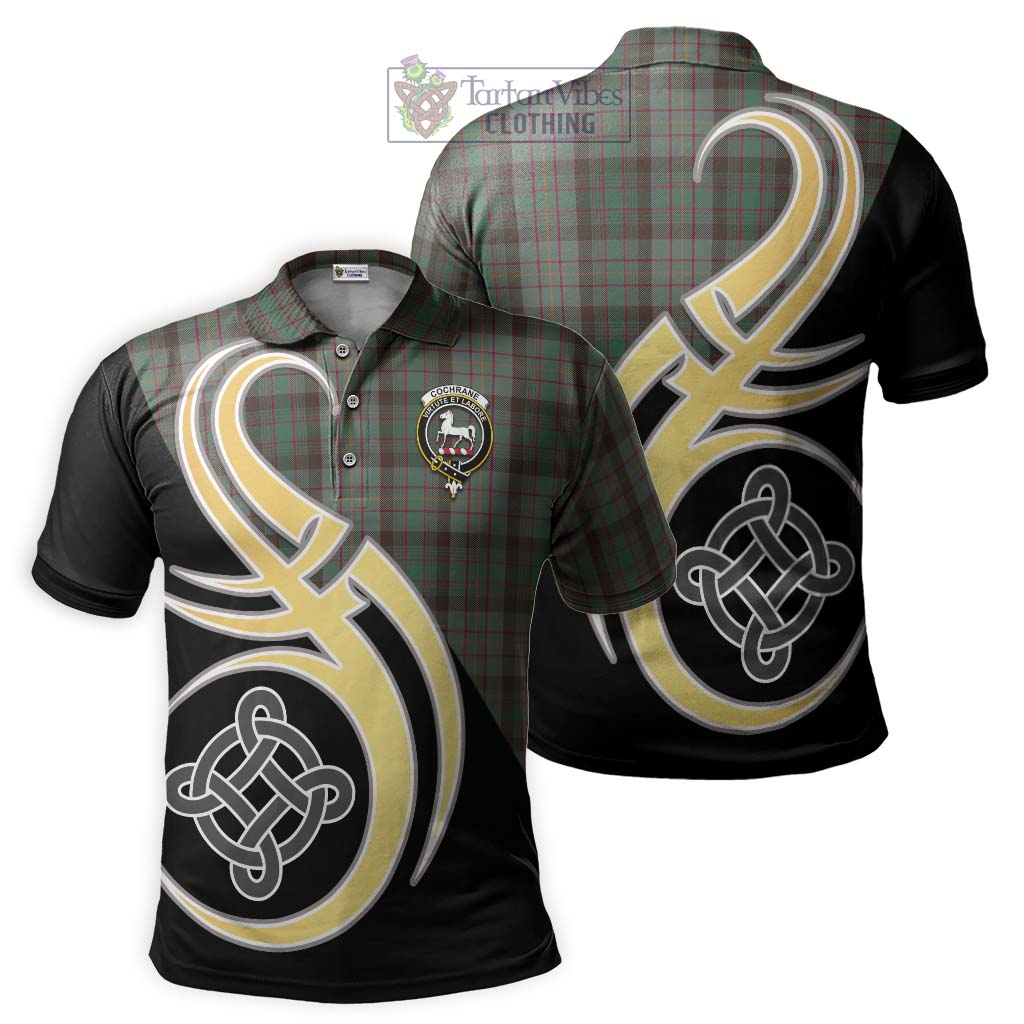 Cochrane Hunting Tartan Polo Shirt with Family Crest and Celtic Symbol Style Kid - Tartan Vibes Clothing