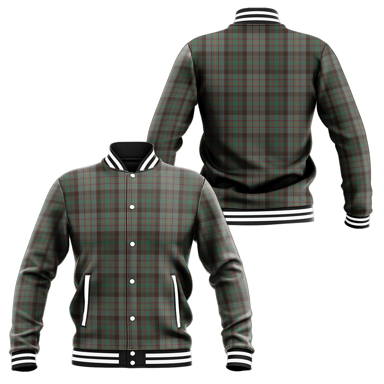 Cochrane Hunting Tartan Baseball Jacket Unisex - Tartan Vibes Clothing