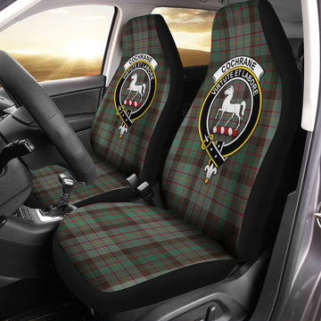 Cochrane Hunting Tartan Car Seat Cover with Family Crest