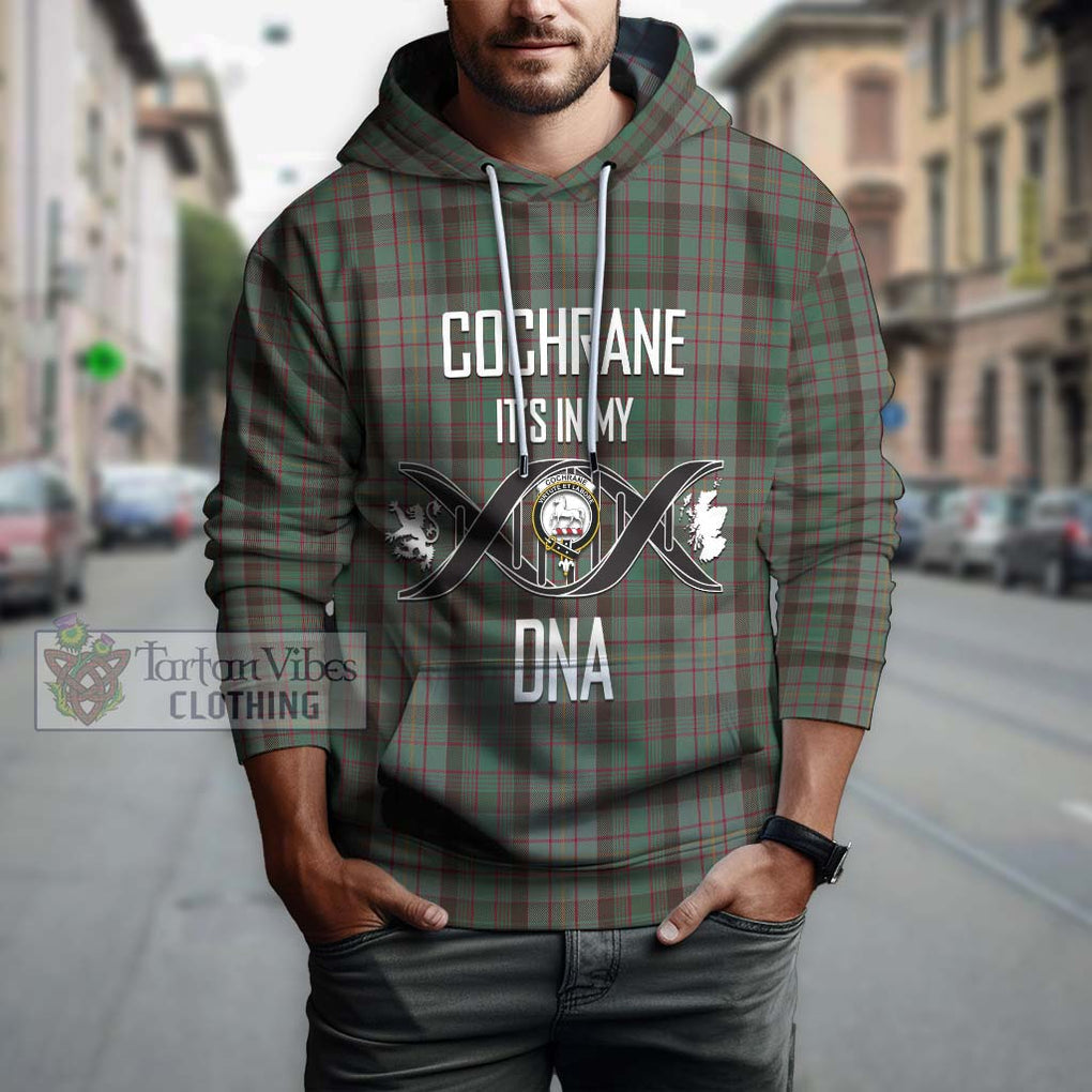 Cochrane Hunting Tartan Hoodie with Family Crest DNA In Me Style Pullover Hoodie - Tartanvibesclothing Shop