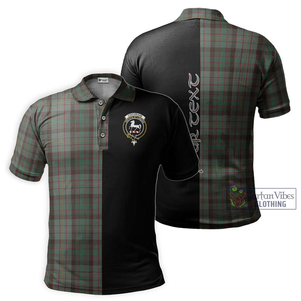 Cochrane Hunting Tartan Polo Shirt with Family Crest and Half Of Me Style Kid - Tartanvibesclothing Shop