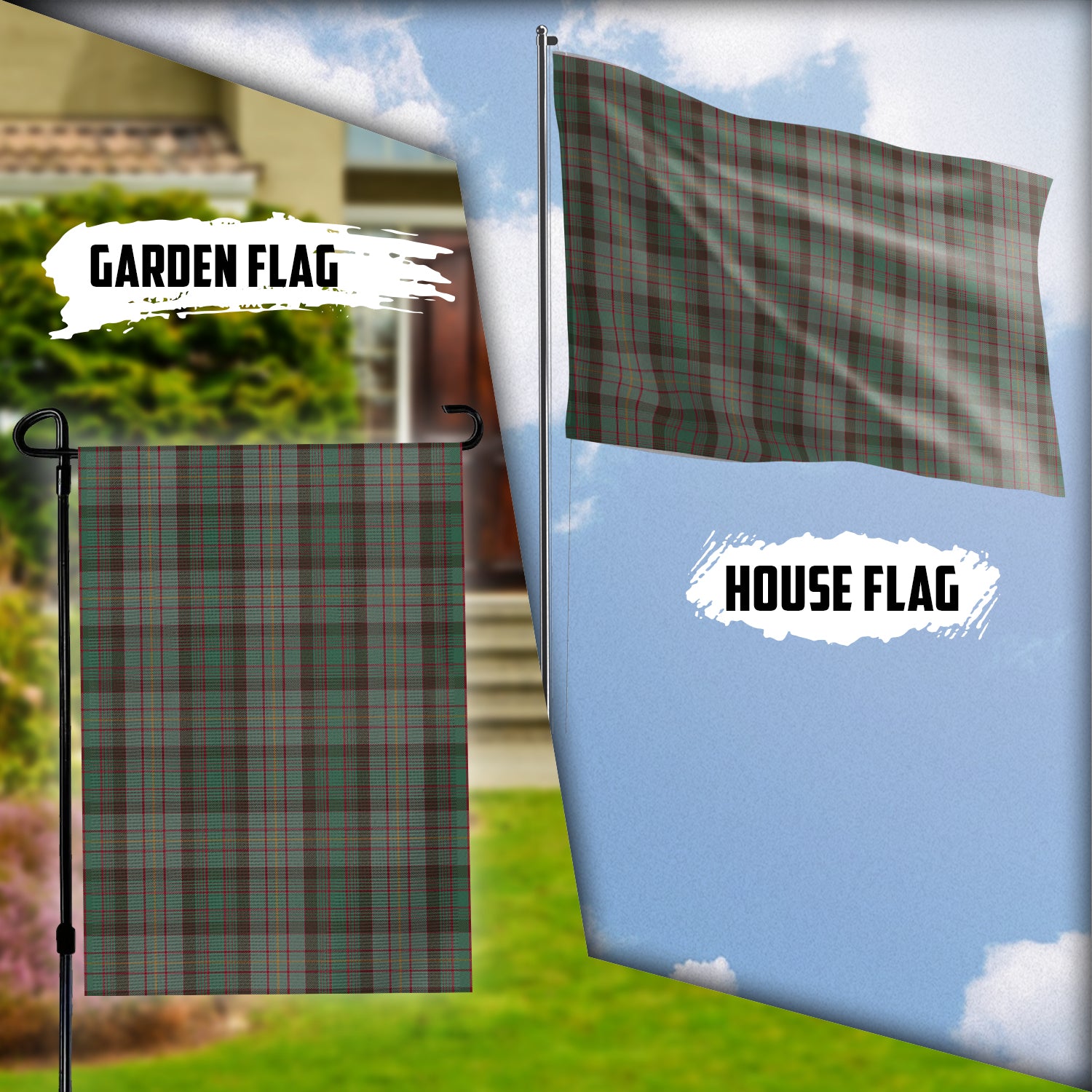 Cochrane Hunting Tartan Flag Garden Flag (Vertical) - Tartan Vibes Clothing