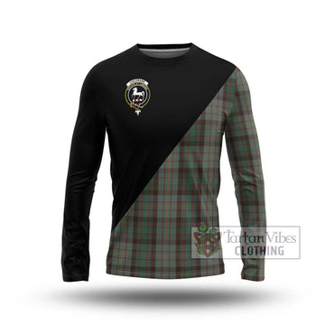 Cochrane Hunting Tartan Long Sleeve T-Shirt with Family Crest and Military Logo Style