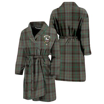 Cochrane Hunting Tartan Bathrobe with Family Crest