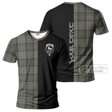 Cochrane Hunting Tartan T-Shirt with Family Crest and Half Of Me Style