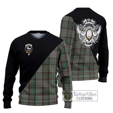 Cochrane Hunting Tartan Ugly Sweater with Family Crest and Military Logo Style