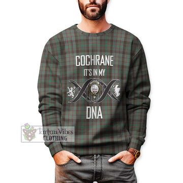 Cochrane Hunting Tartan Sweatshirt with Family Crest DNA In Me Style