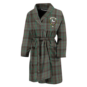 Cochrane Hunting Tartan Bathrobe with Family Crest